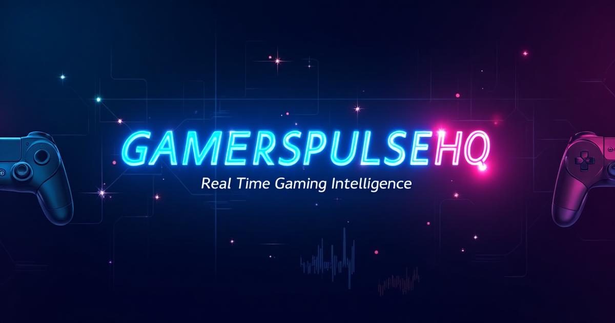 GamersPulseHQ — real-time gaming intelligence platform